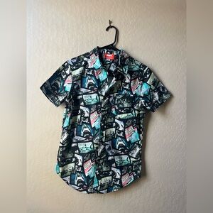 JAWS x UNIQUE VINTGE Movie Clip 50th Anniversary Shirt, Size S/4